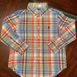 Polo by Ralph Lauren Plaid Cotton Poplin Shirt